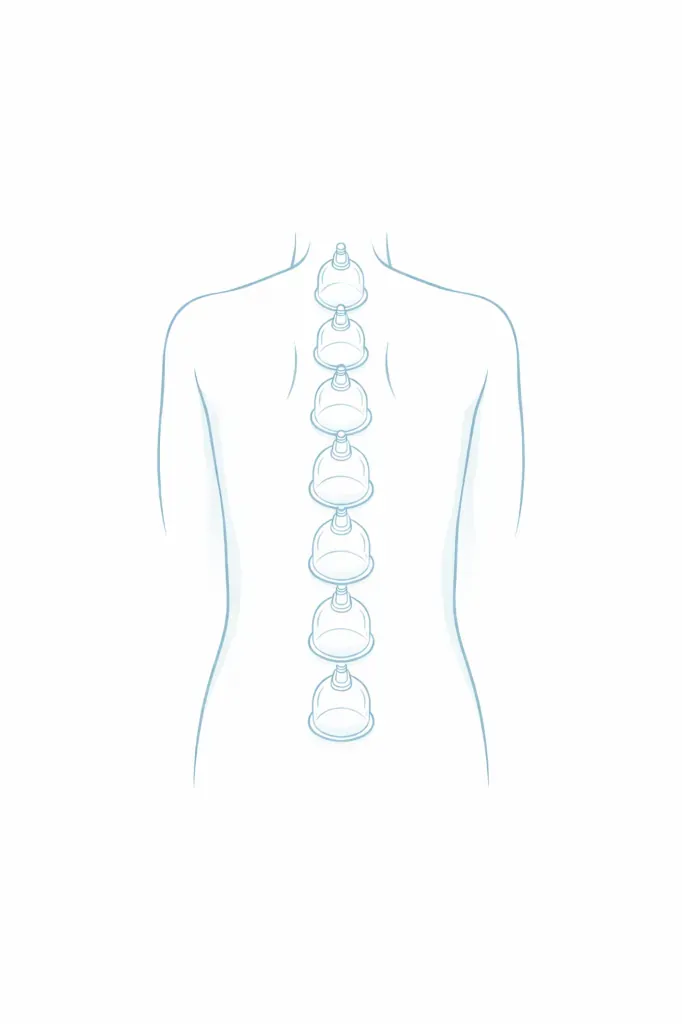 Illustration cupping thérapie